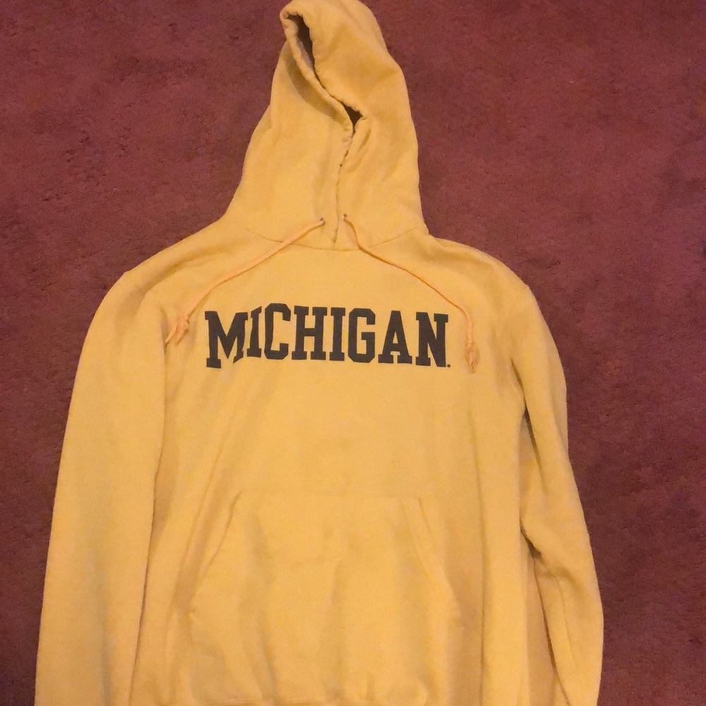 University of Michigan hooded sweatshirt